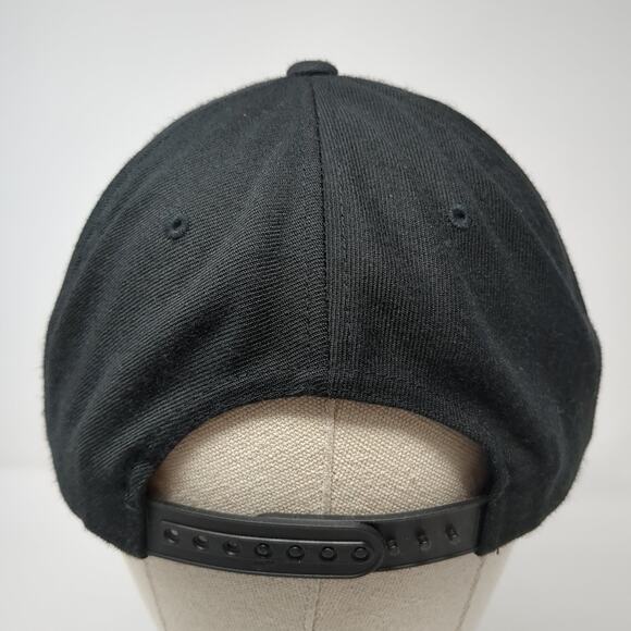 Survive Snapback Hat Black One Size Adjustable Embroidered Yupoong - Picture 6 of 9